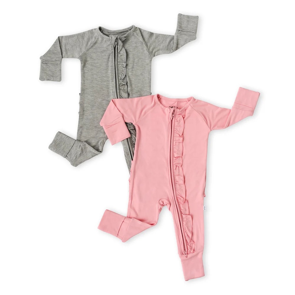 Little Sleepies Ruffle Zippy